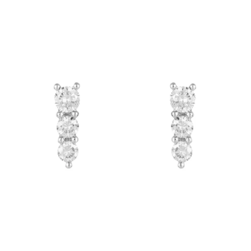 Icicle Stud (Single) sold by The Jewelry Edit