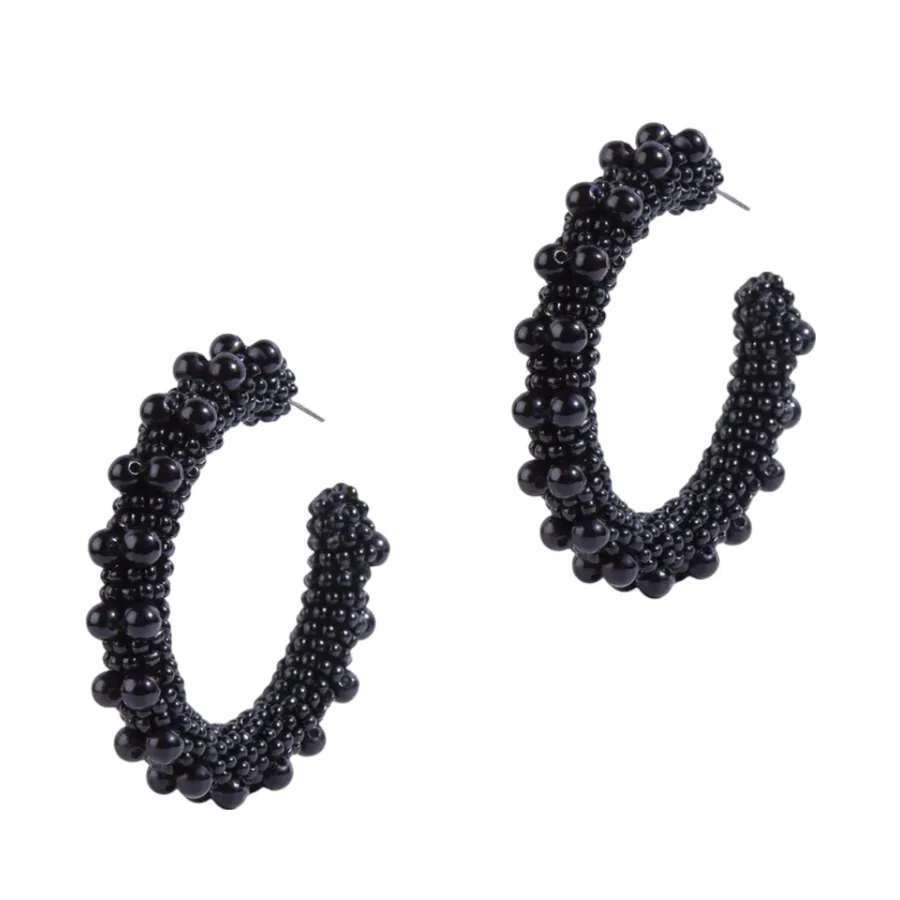 Vidya Earrings Black sold by The Jewelry Edit