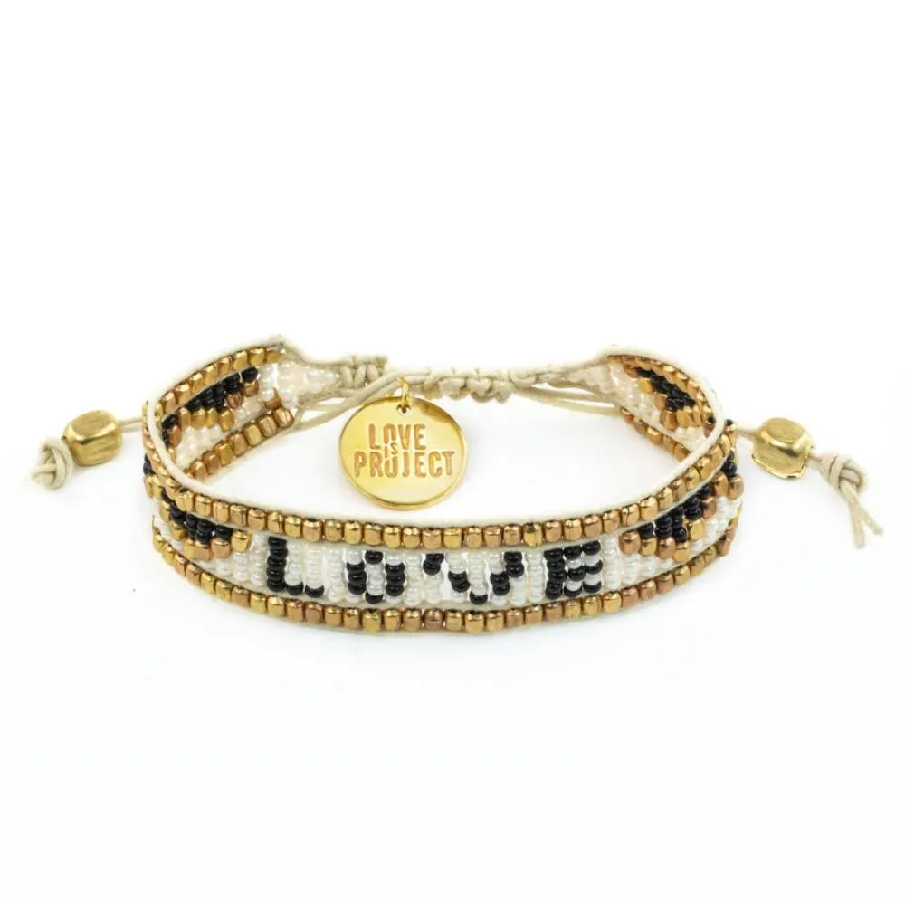 Taj Love Bracelet White sold by The Jewelry Edit