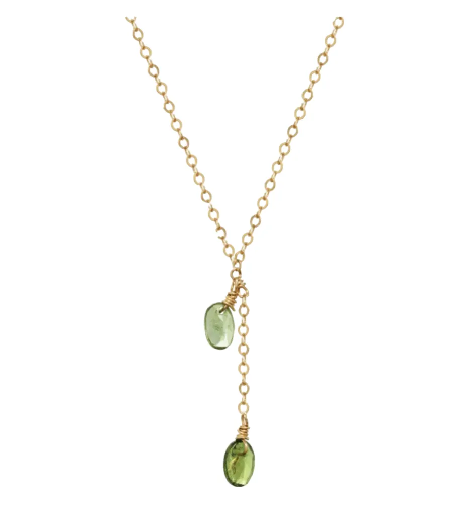 Green Liva Necklace sold by The Jewelry Edit