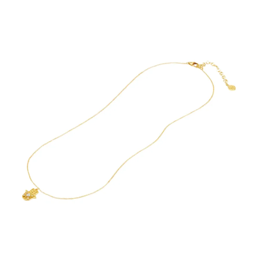 Diamond Hamsa Necklace sold by The Jewelry Edit