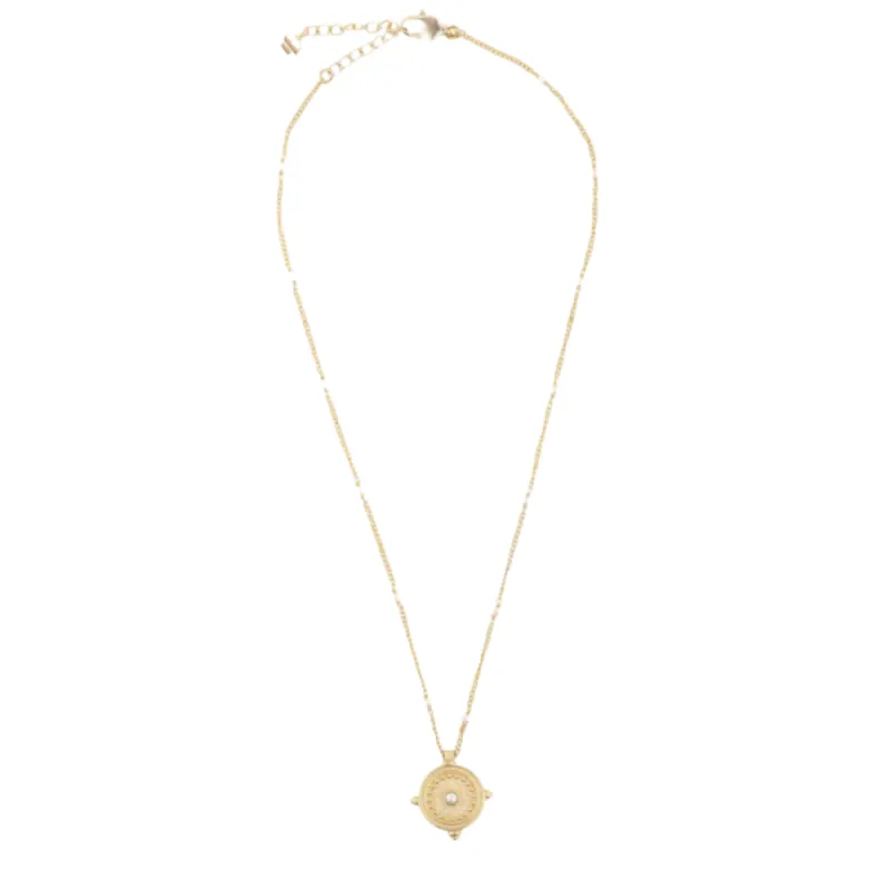 Ivory Lucky Pendant Necklace sold by The Jewelry Edit