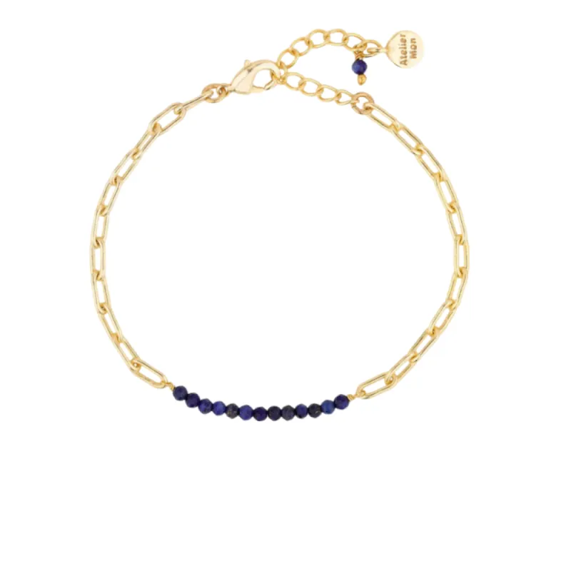 Lapis Delicate Bracelet sold by The Jewelry Edit