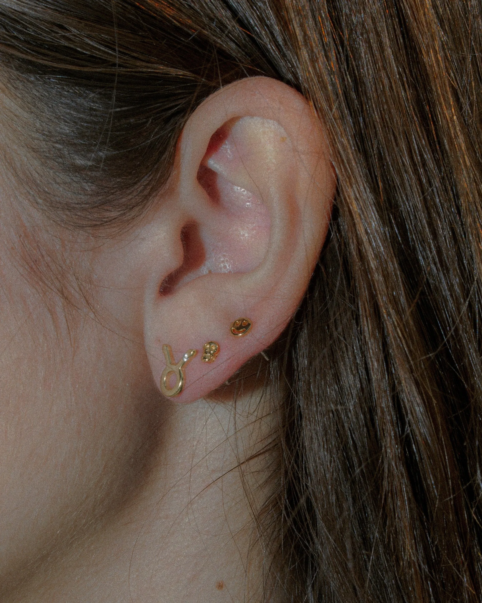 Smiley Face Studs sold by The Jewelry Edit product image thumbnail 3
