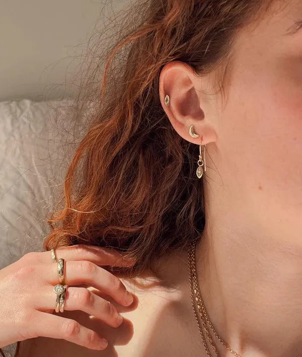 Little Moon Studs sold by The Jewelry Edit product image thumbnail 3