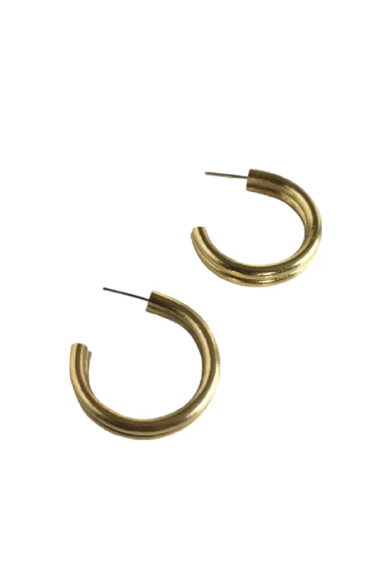 Wahada Minor Hoops sold by The Jewelry Edit