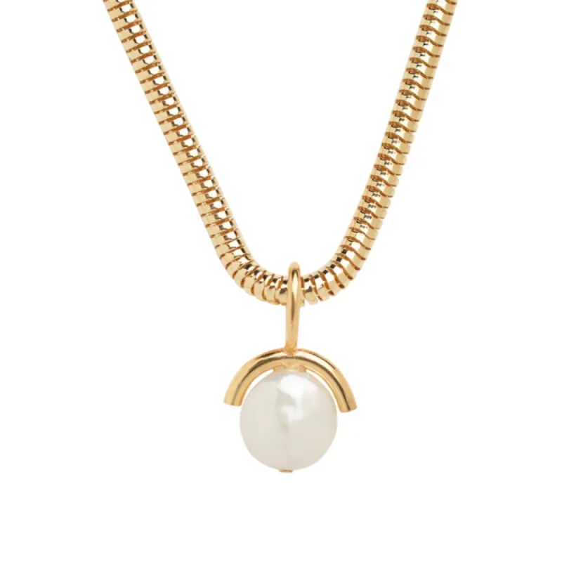 Maya Pearl Necklace sold by The Jewelry Edit