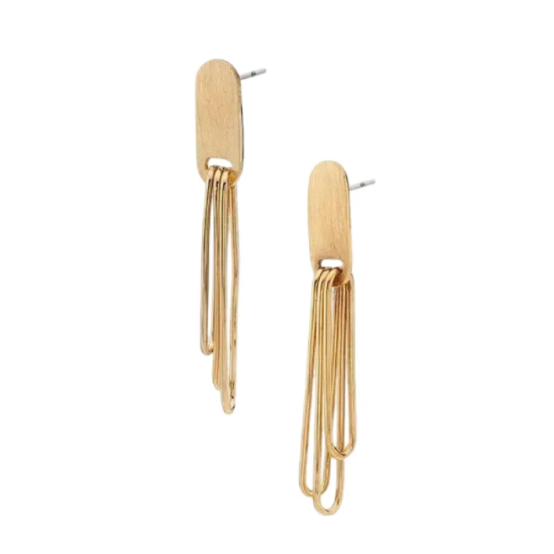 Ellipse Dangle Earrings sold by The Jewelry Edit