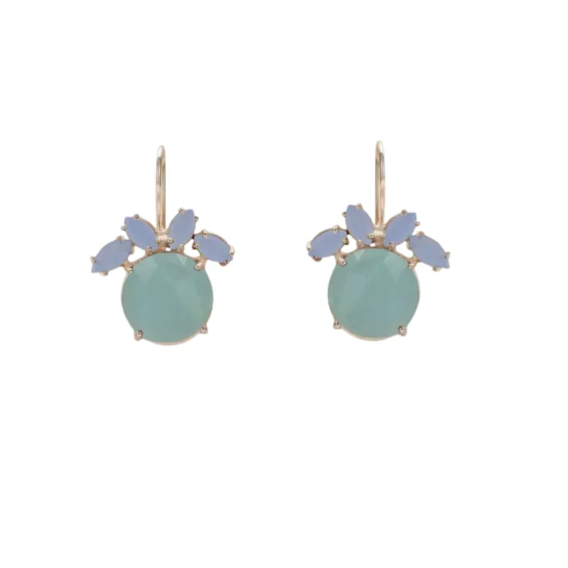 Resort Chalcedony Drops sold by The Jewelry Edit