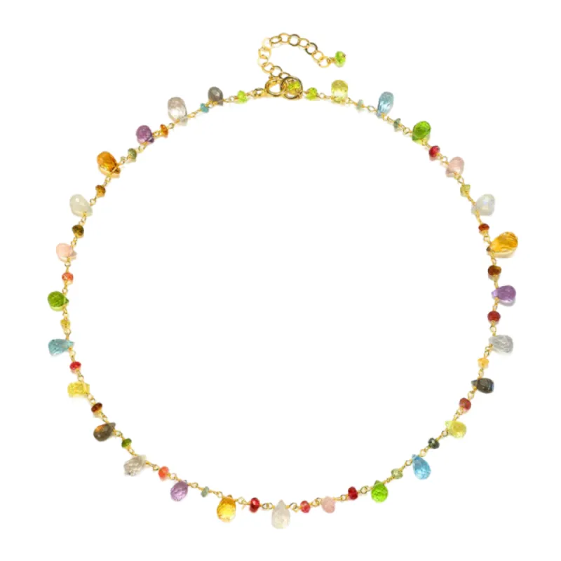 Wildflower Choker Necklace sold by The Jewelry Edit