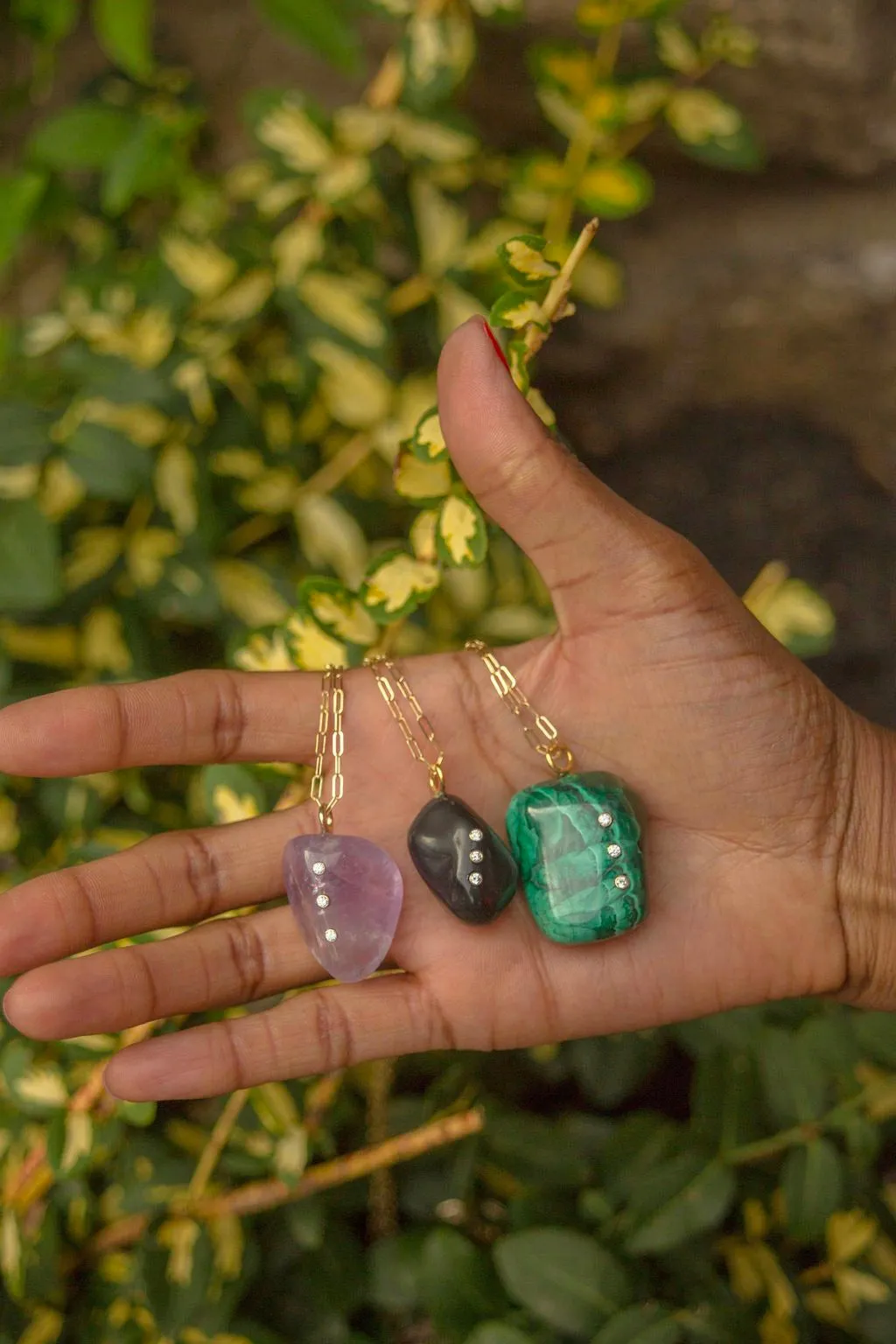 Starbursts Malachite Necklace sold by The Jewelry Edit product image thumbnail 2