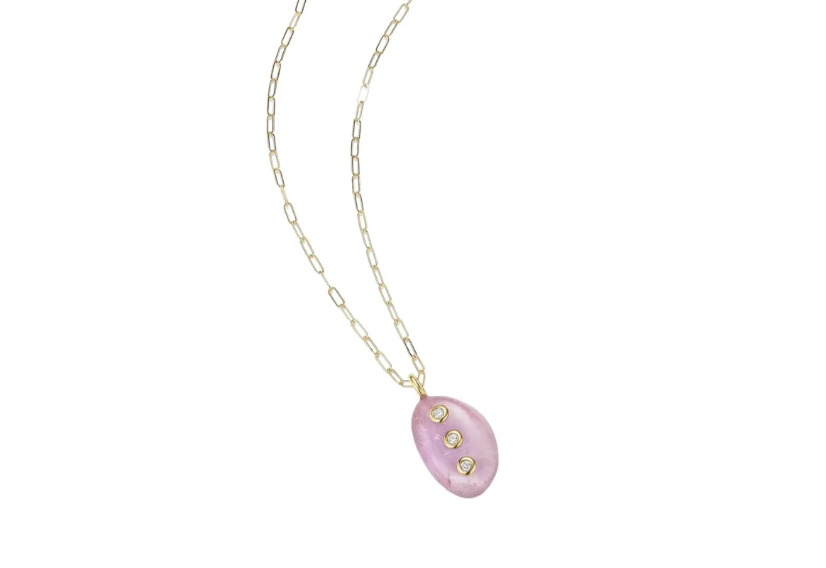 Starbursts Amethyst Necklace sold by The Jewelry Edit