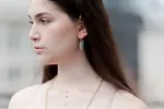 Gemstones Fringe Hoop Earrings sold by The Jewelry Edit