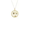 Small Honeycomb Bridal Necklace sold by The Jewelry Edit