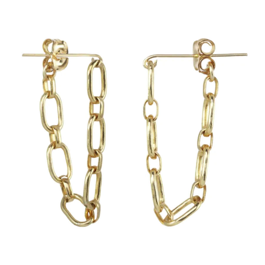 Gold Sita Hoops Earrings sold by The Jewelry Edit