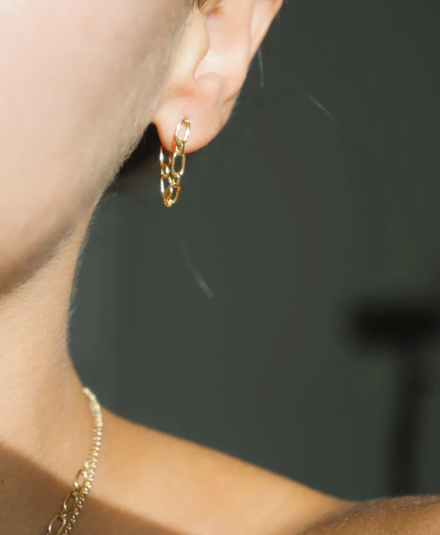 Gold Sita Hoops Earrings sold by The Jewelry Edit product image thumbnail 2