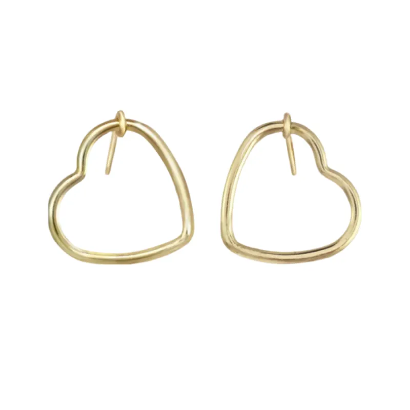 Heart-Shaped Merito Earrings sold by The Jewelry Edit
