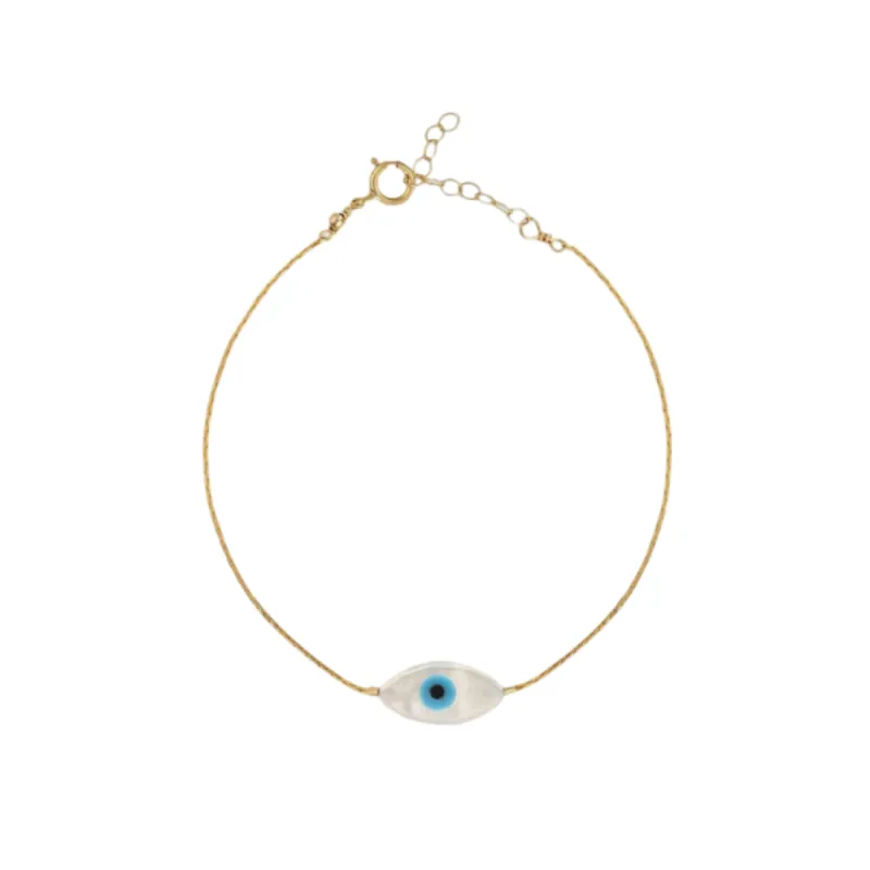 Izu Evil Eye Bracelet sold by The Jewelry Edit