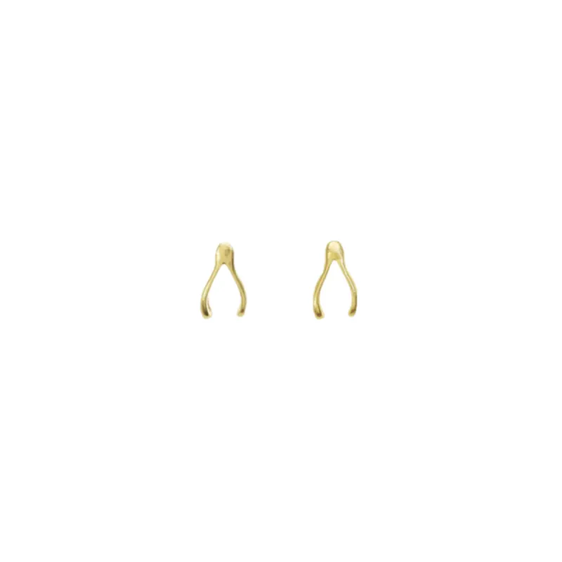 Wishbone-shaped Earrings sold by The Jewelry Edit