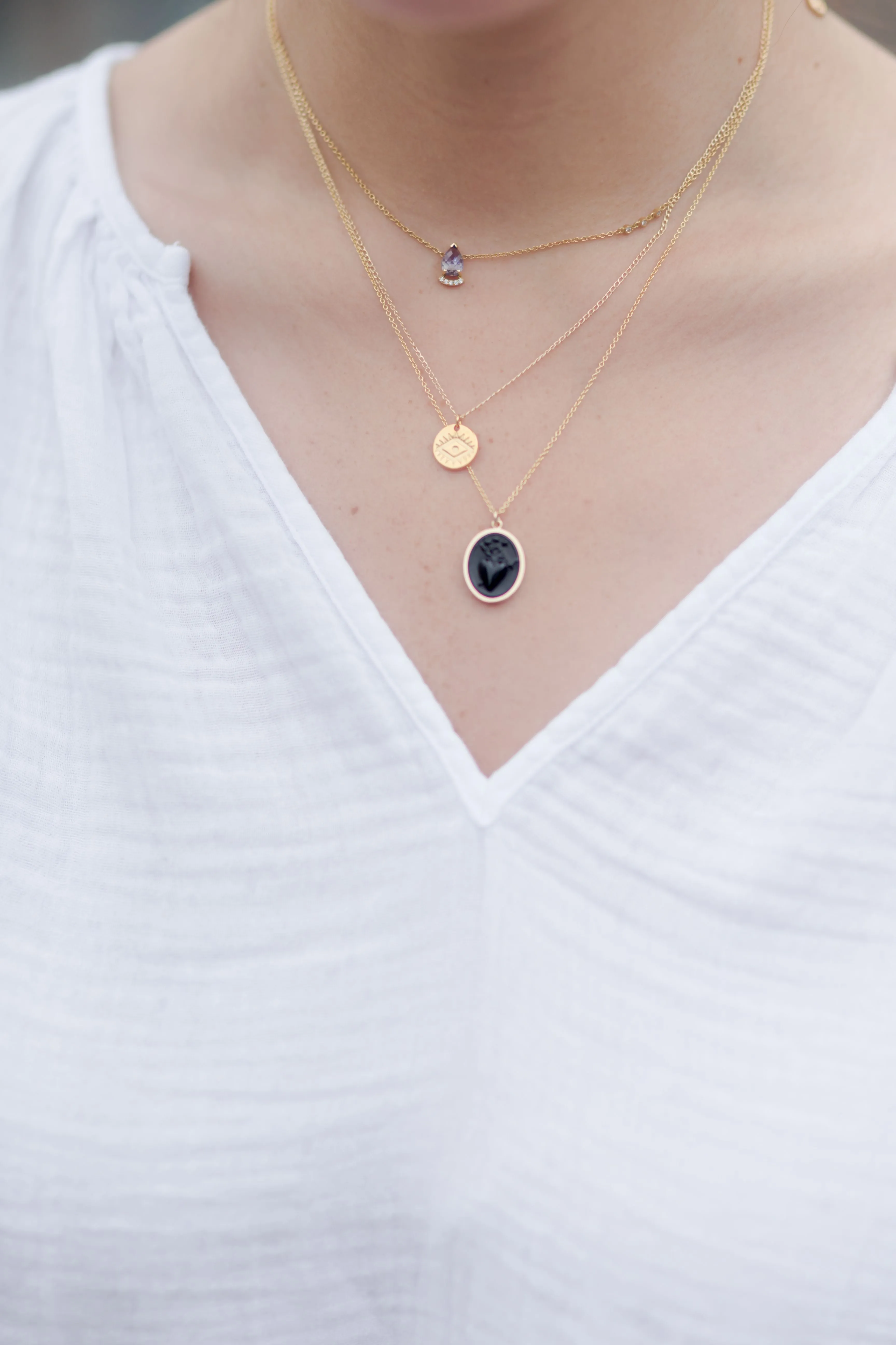 Sacred Heart Necklace sold by The Jewelry Edit product image thumbnail 2