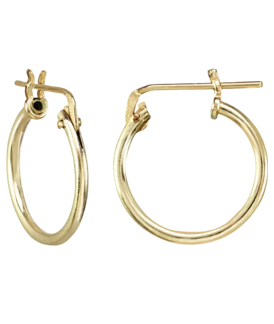 Slim Small Hoops sold by The Jewelry Edit