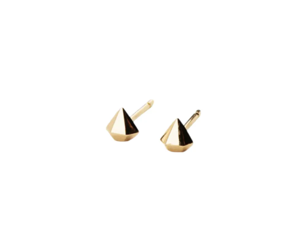 Half Diamond Stud (Single) sold by The Jewelry Edit