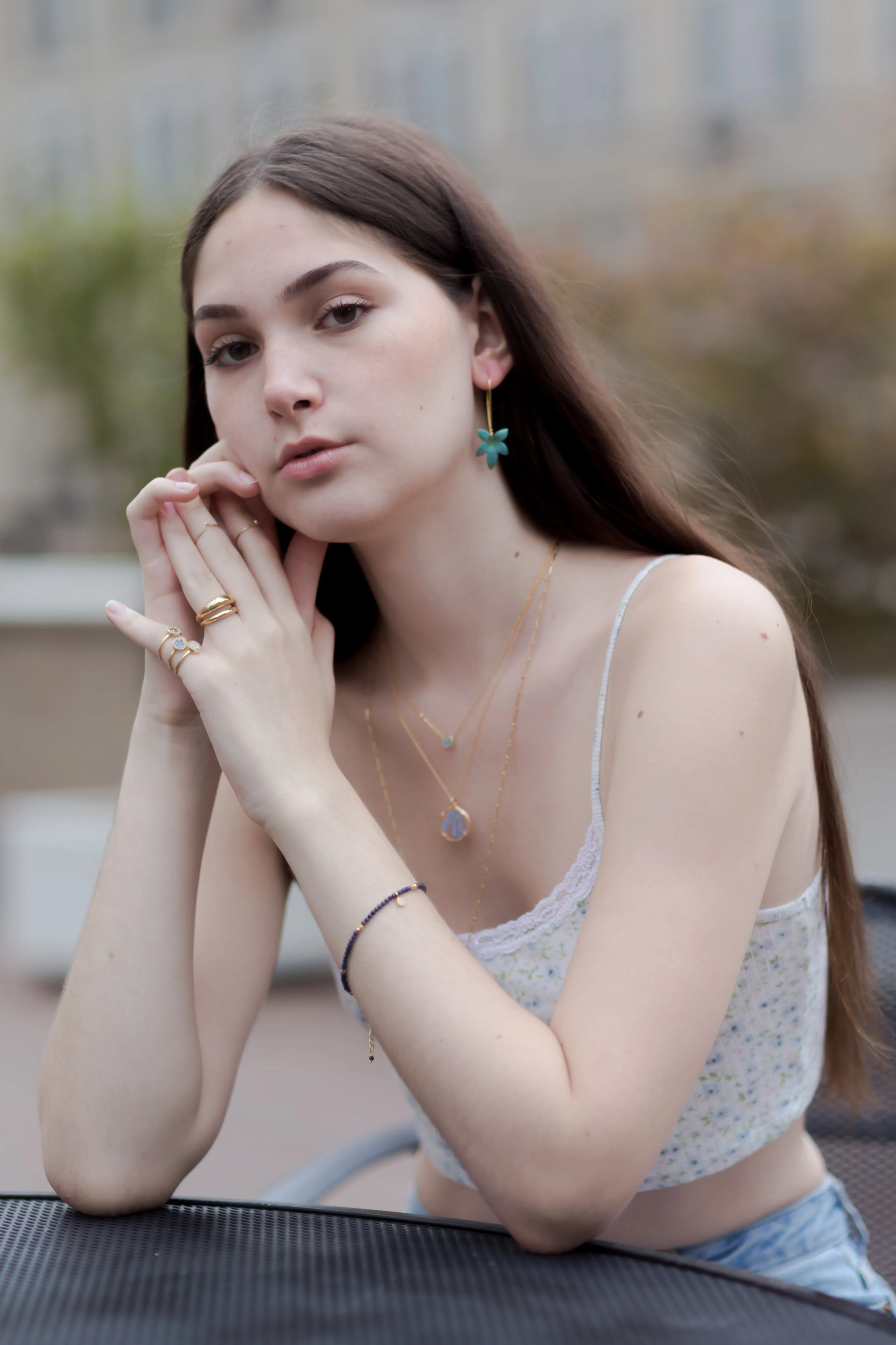 Lapis Lazuli Charm Bracelet sold by The Jewelry Edit product image thumbnail 2