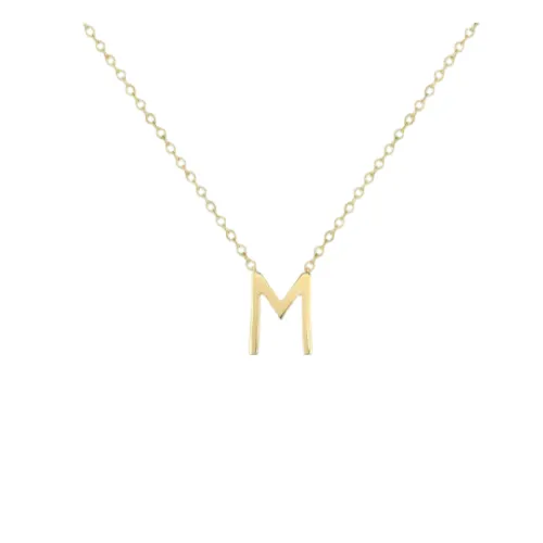 Initial Necklace in Gold Vermeil sold by The Jewelry Edit product image thumbnail 4