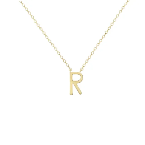 Initial Necklace in Gold Vermeil sold by The Jewelry Edit product image thumbnail 3