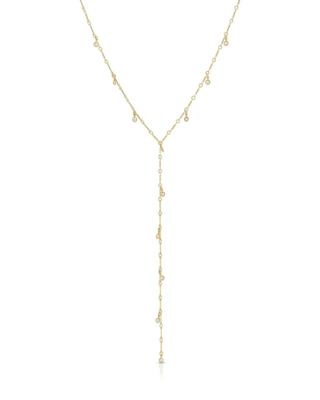 Cirka Lariat Necklace sold by The Jewelry Edit