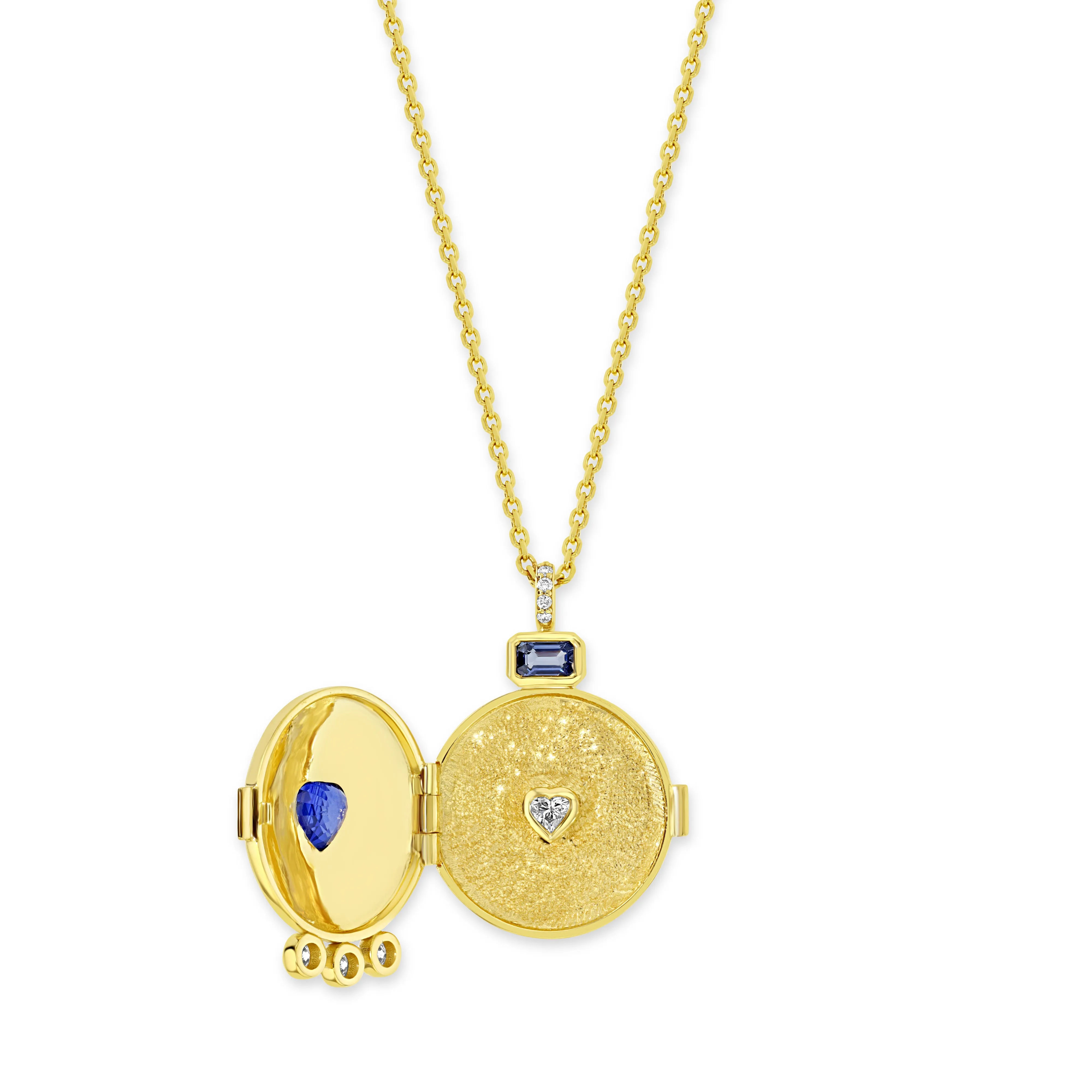 Love Potion Locket - Blue Sapphire sold by The Jewelry Edit product image thumbnail 2