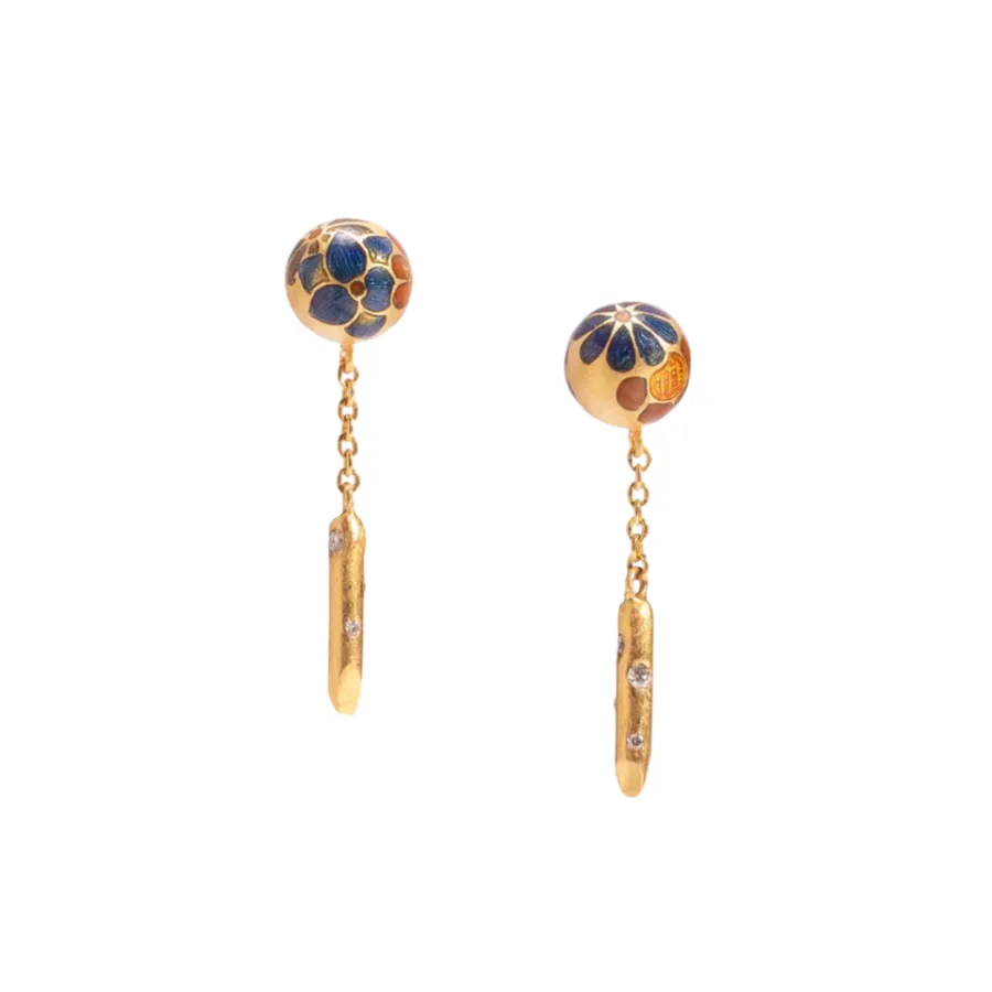 Bloom Diamond Dangles sold by The Jewelry Edit