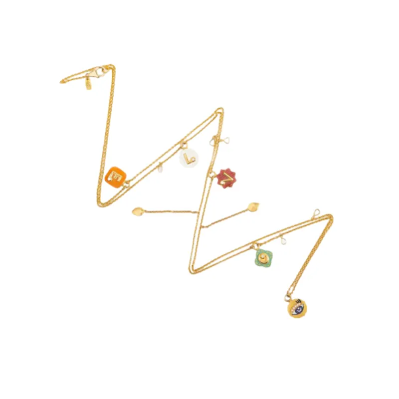 L O V E Sautoir Necklace sold by The Jewelry Edit