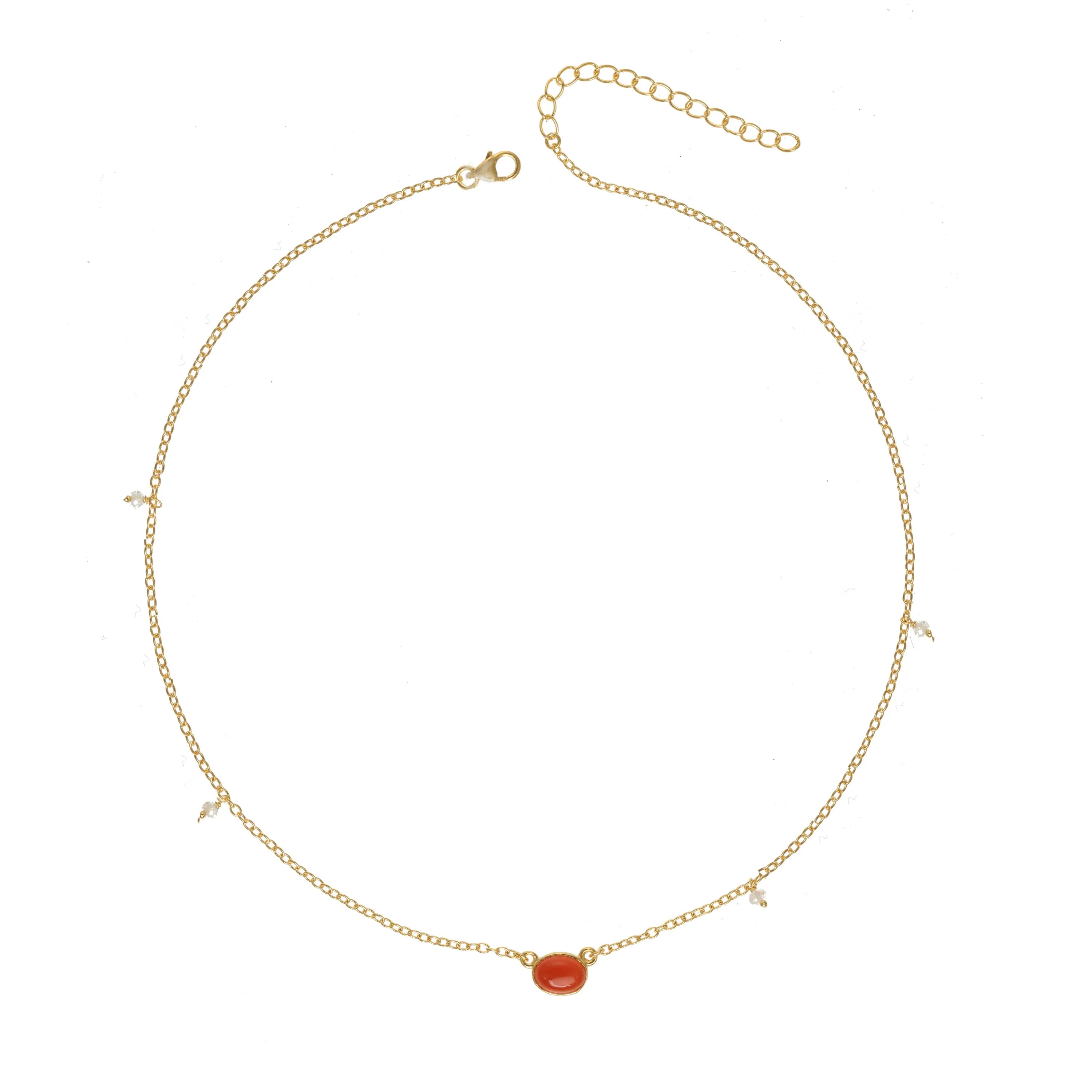 July Birthstone Necklace sold by The Jewelry Edit