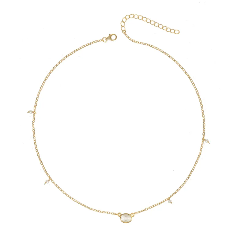 December Birthstone Necklace sold by The Jewelry Edit