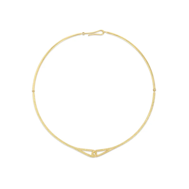Mini Knot Necklace sold by The Jewelry Edit