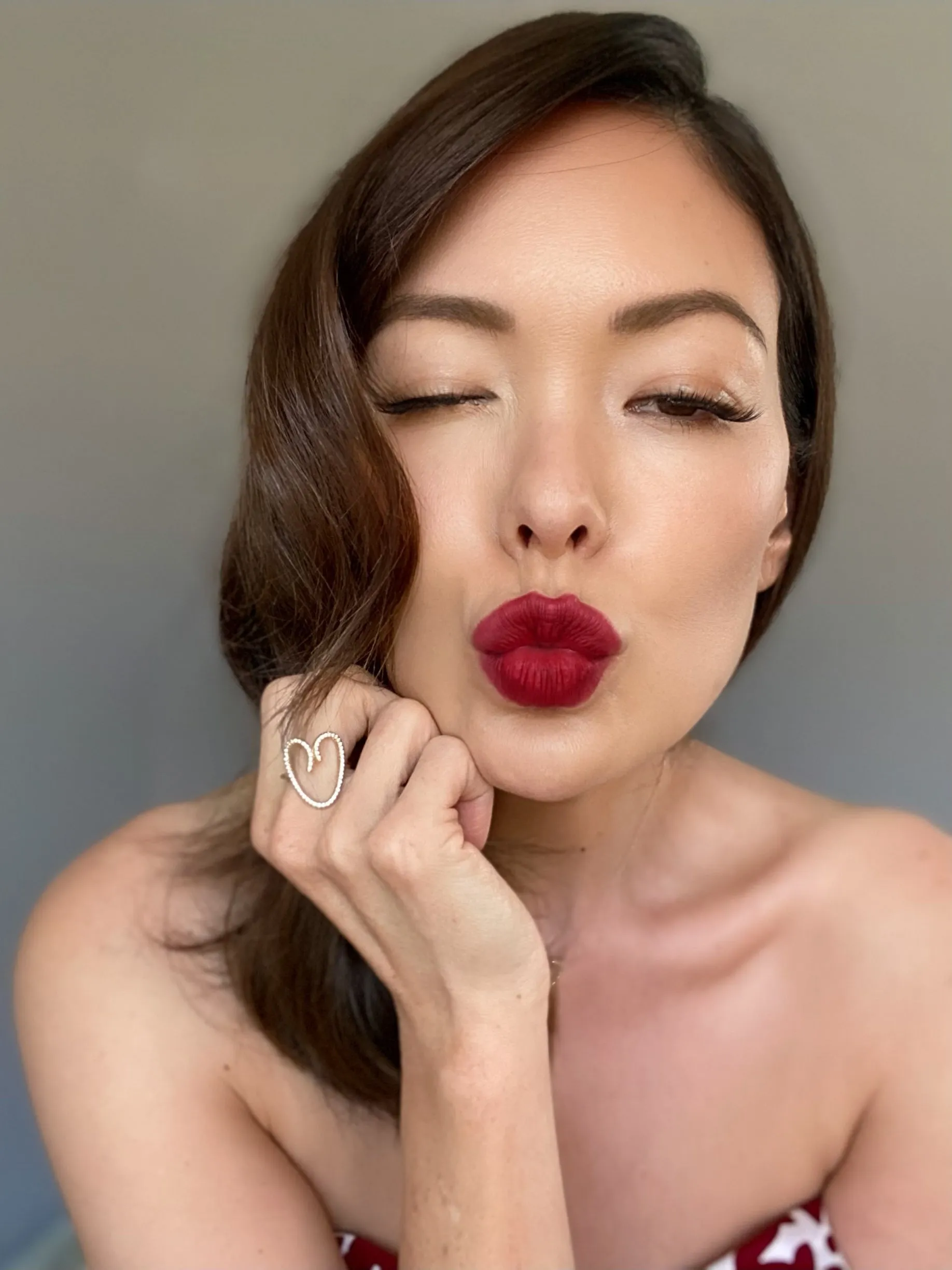 Diamond Open Heart Ring sold by The Jewelry Edit product image thumbnail 4