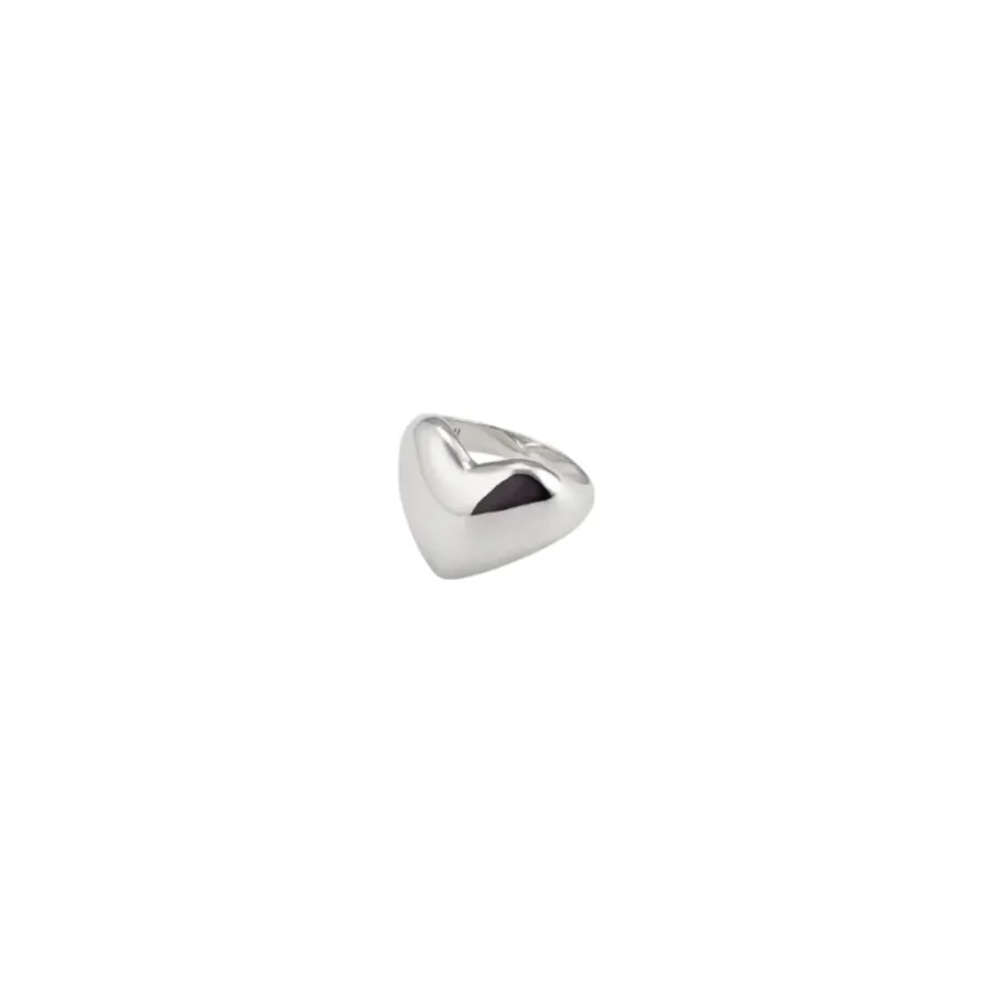 Heart Ring Sterling Silver sold by The Jewelry Edit