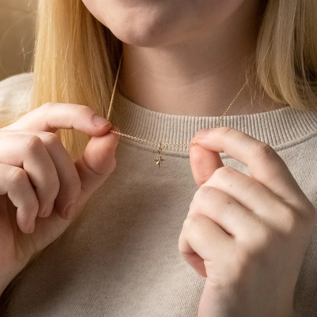 Diamond Northern Star Pendant sold by The Jewelry Edit product image thumbnail 2