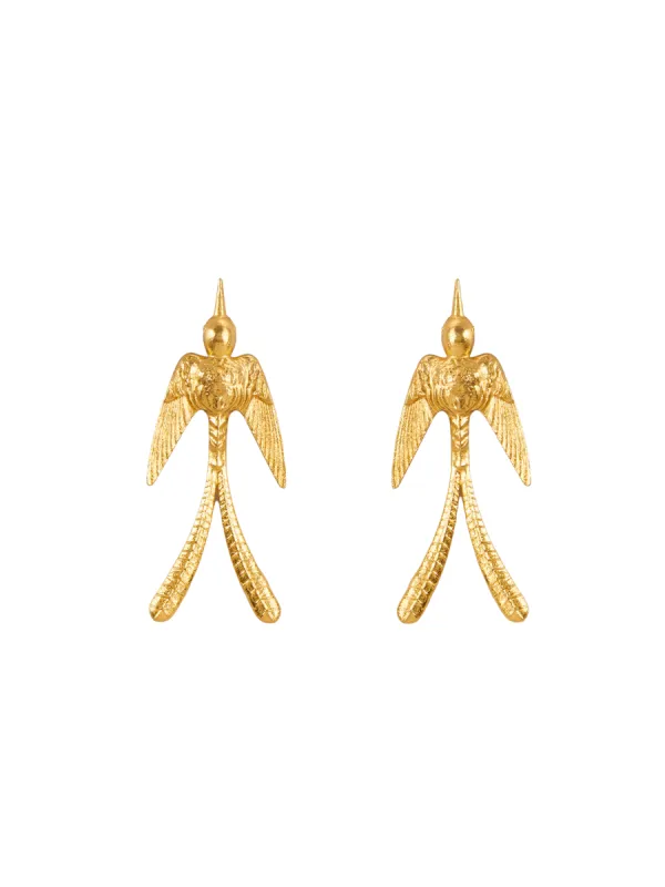 Drongo Bird Earrings sold by The Jewelry Edit