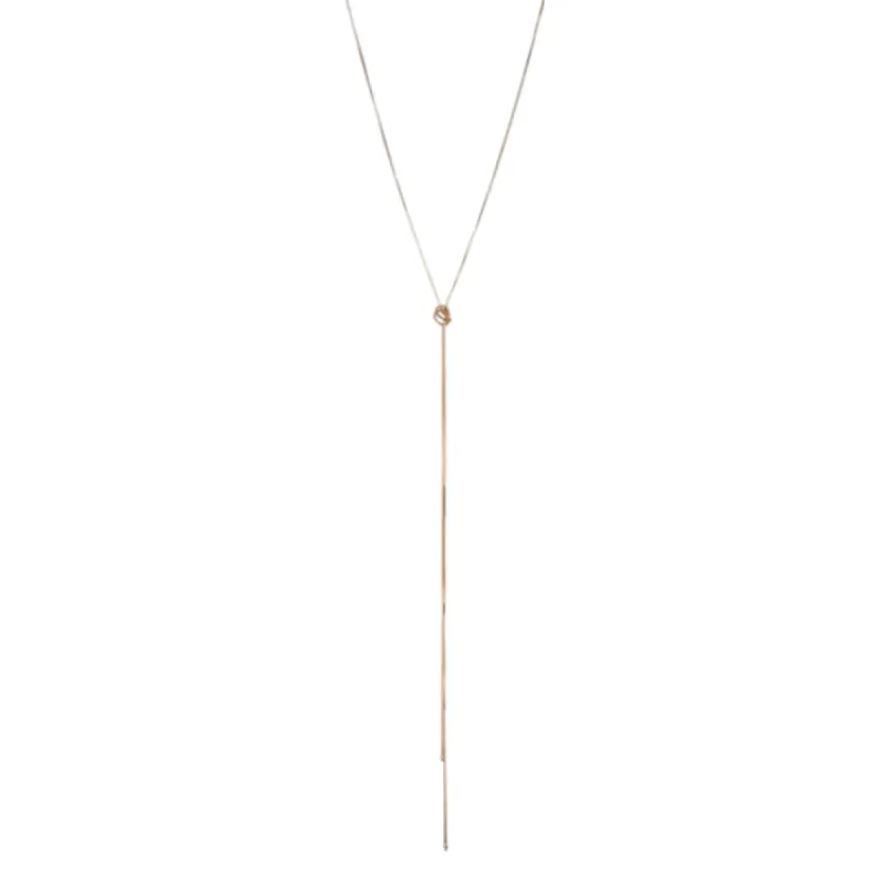 Knotted Paris Chain Necklace sold by The Jewelry Edit