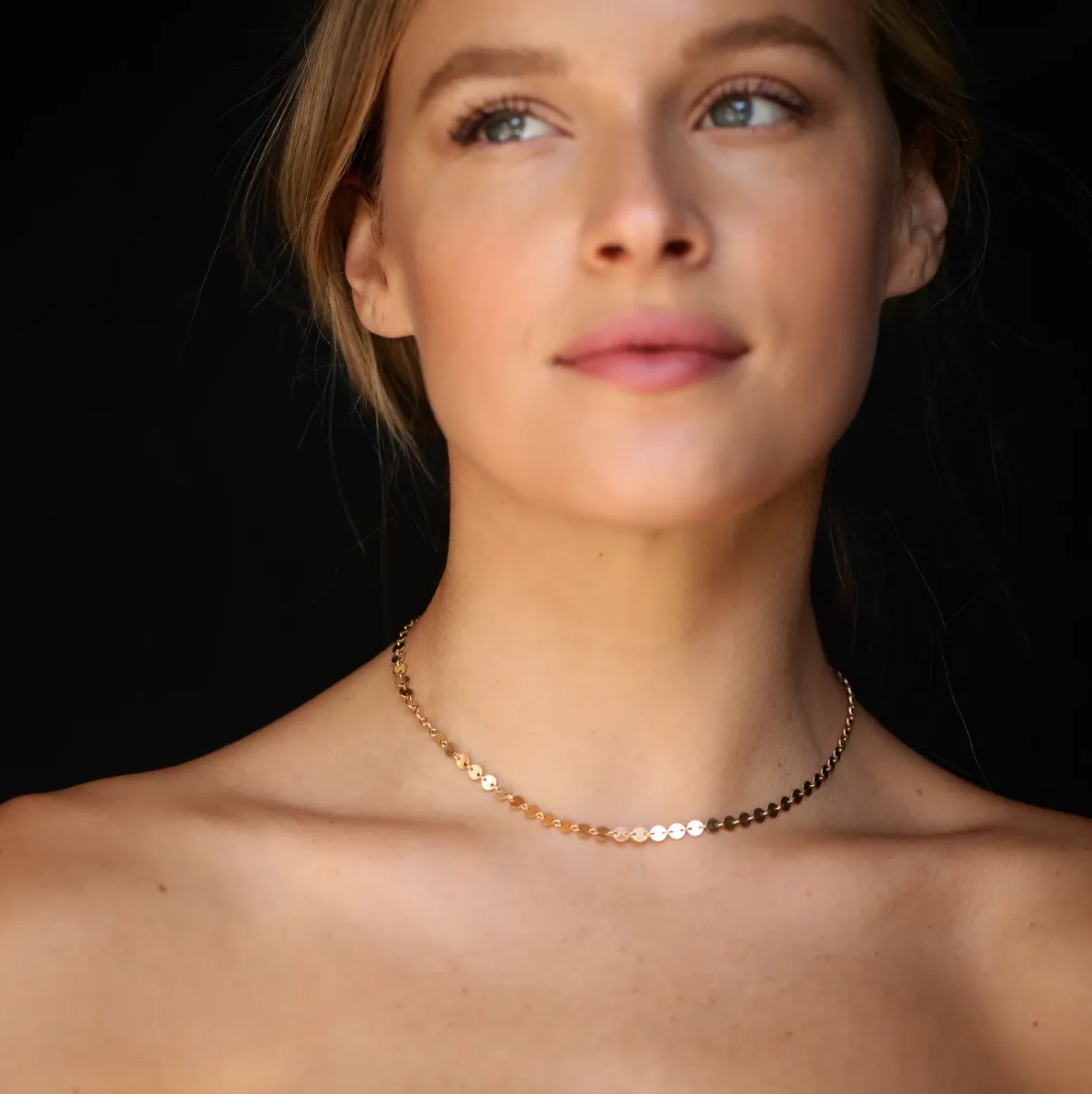 Disc Chain Choker sold by The Jewelry Edit product image thumbnail 2