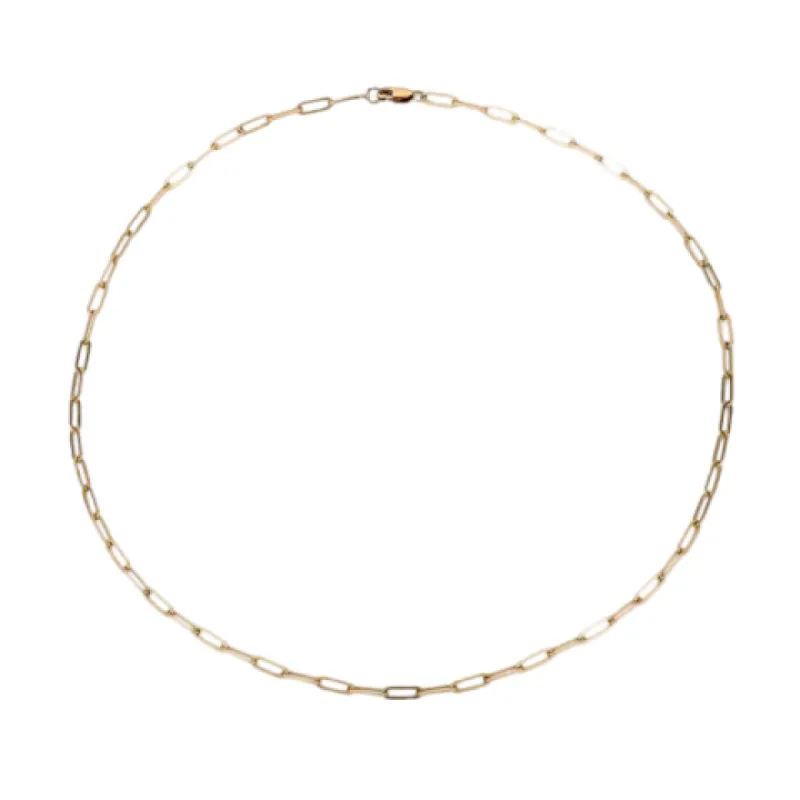 Micro Rectangle Chain Choker sold by The Jewelry Edit