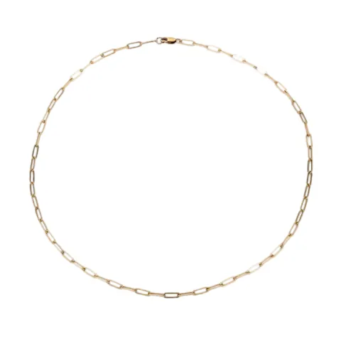 Micro Rectangle Chain Choker sold by The Jewelry Edit