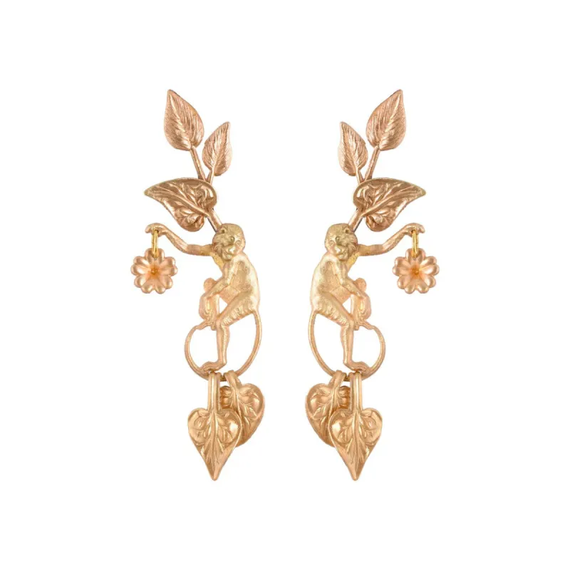Capuchin Earrings sold by The Jewelry Edit