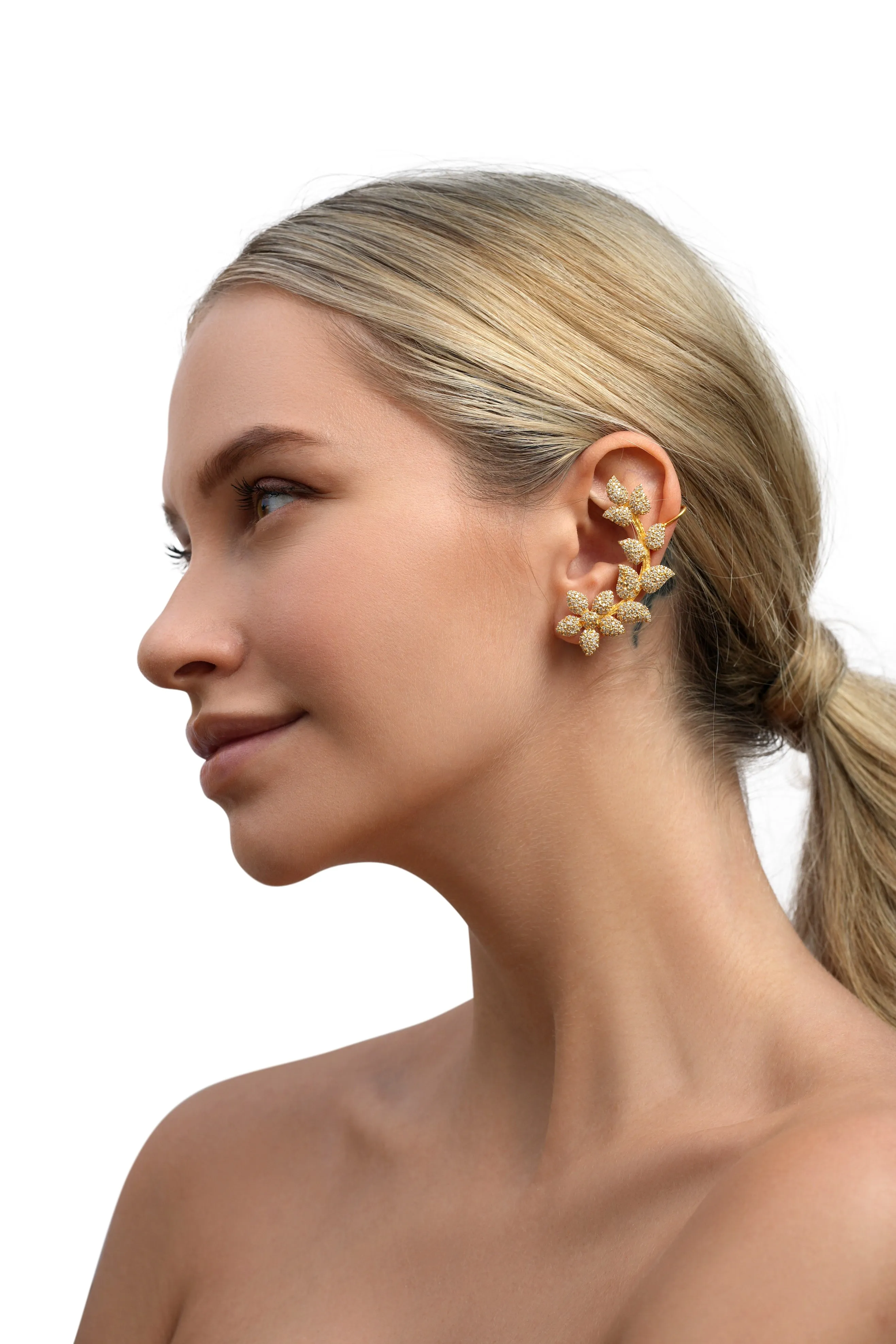 Lulu Zirconia Ear Cuff (Single) sold by The Jewelry Edit product image thumbnail 3
