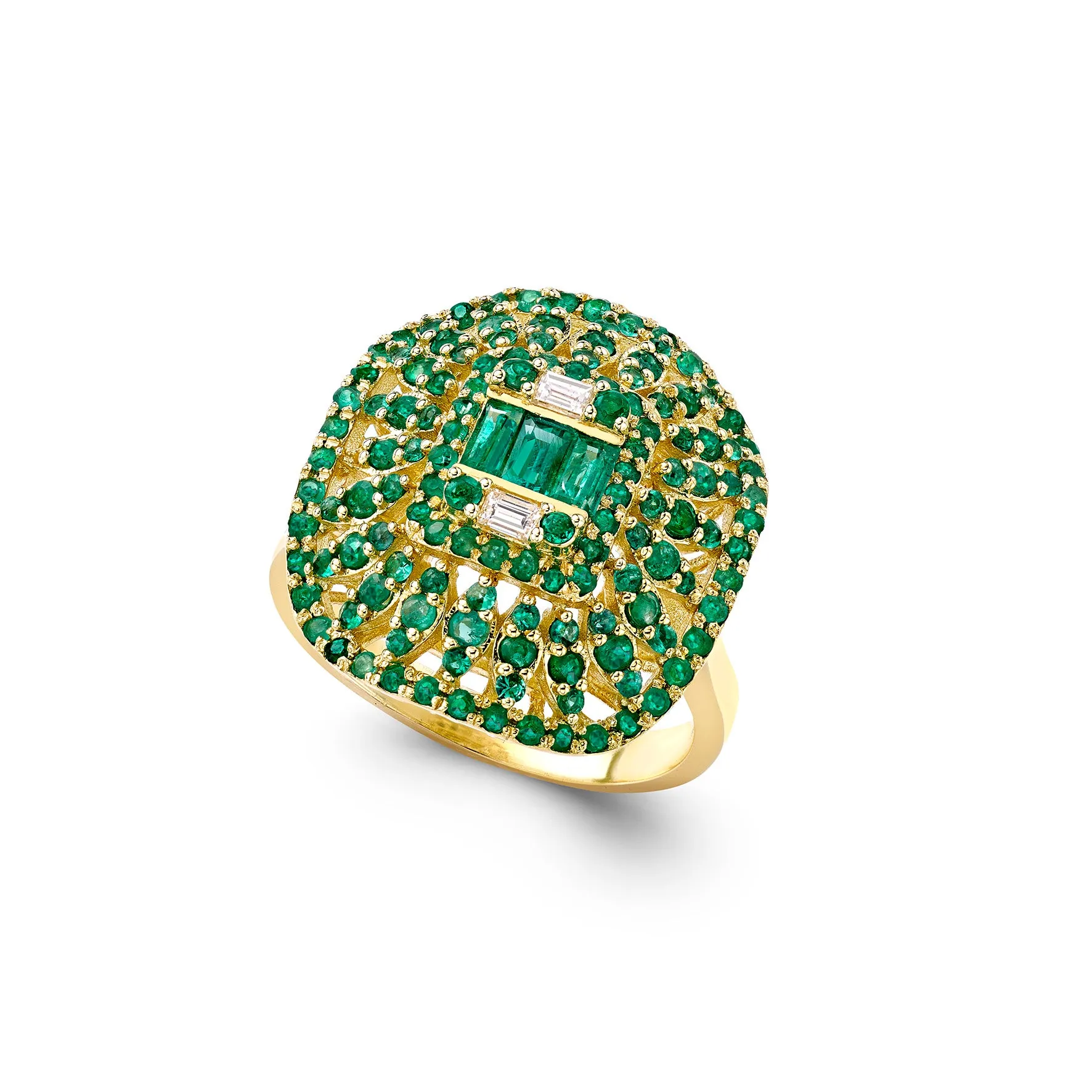 Mirage Emerald Ring sold by The Jewelry Edit product image thumbnail 3