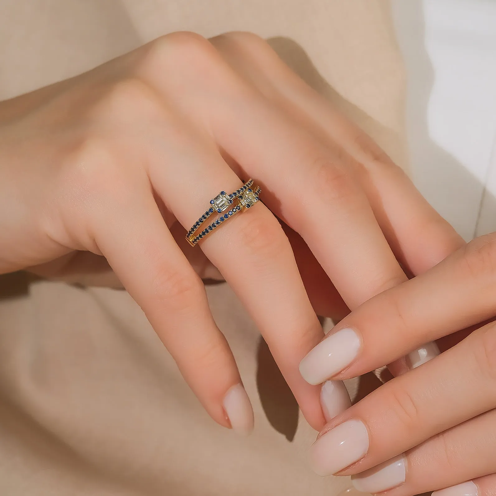 Mirage Sapphire Ring sold by The Jewelry Edit product image thumbnail 3