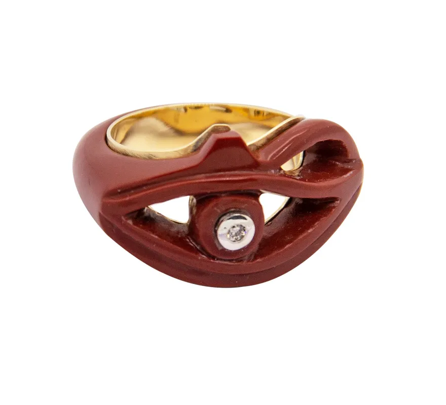 Egypt Eye of Horus Ring sold by The Jewelry Edit