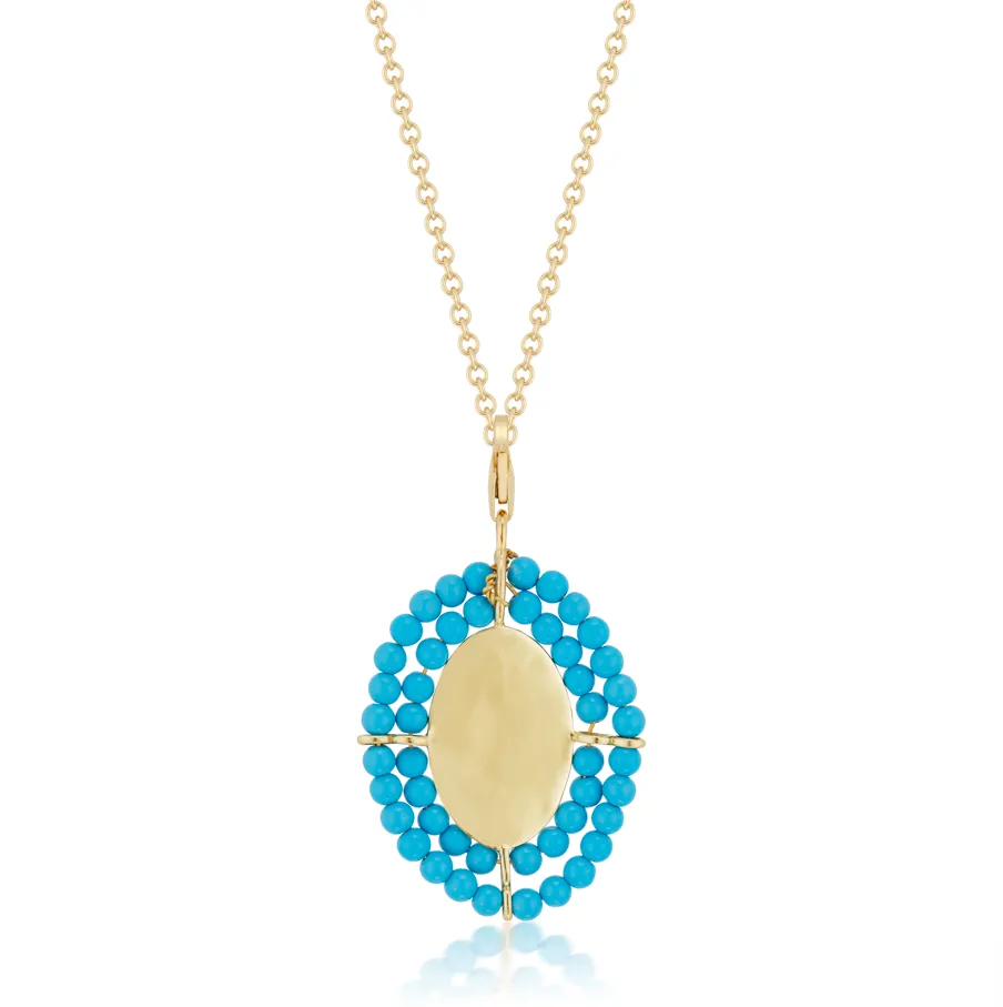 Gold Vermeil Ellipse sold by The Jewelry Edit